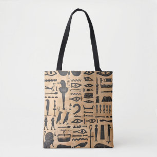 Egyptian Hieroglyphics Tote Bag