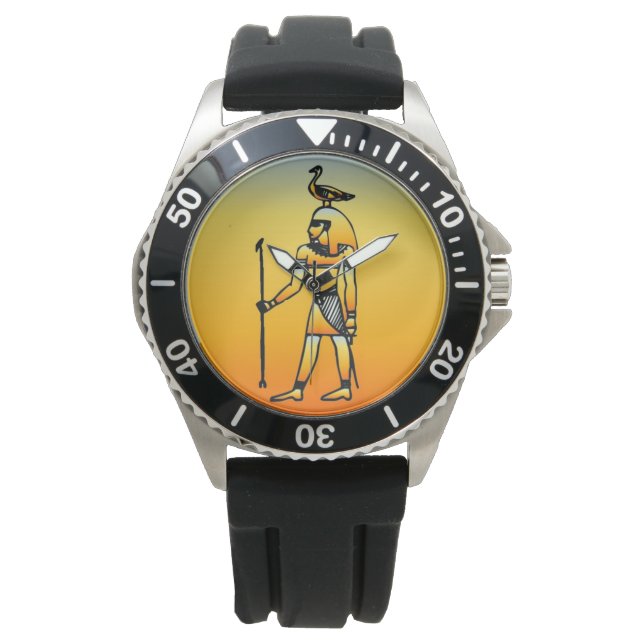 Egyptian Hieroglyphics Watch (Front)