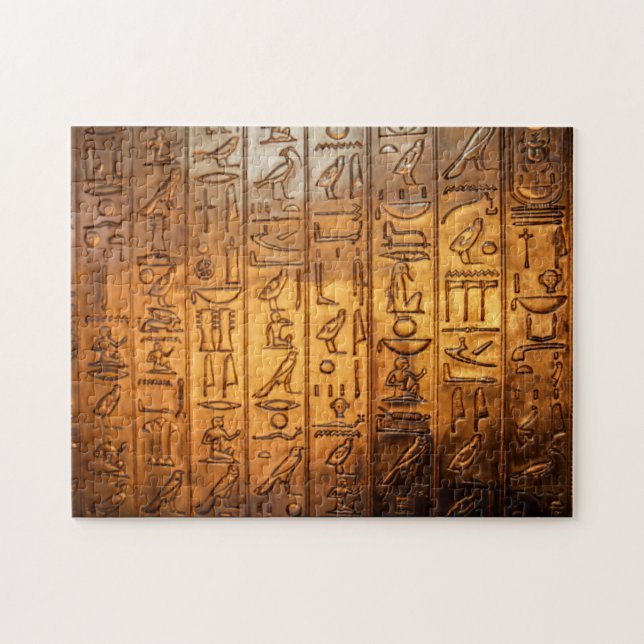 Egyptian Hieroglyphs Puzzle (Horizontal)