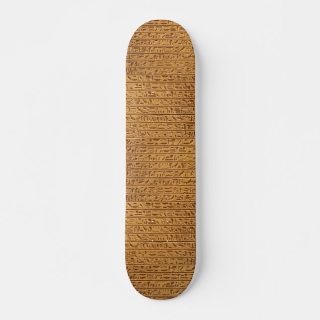 Egyptian Hieroglyphse Skateboard (Front)