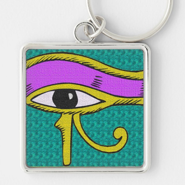egyptian influence  designed tie key ring (Front)
