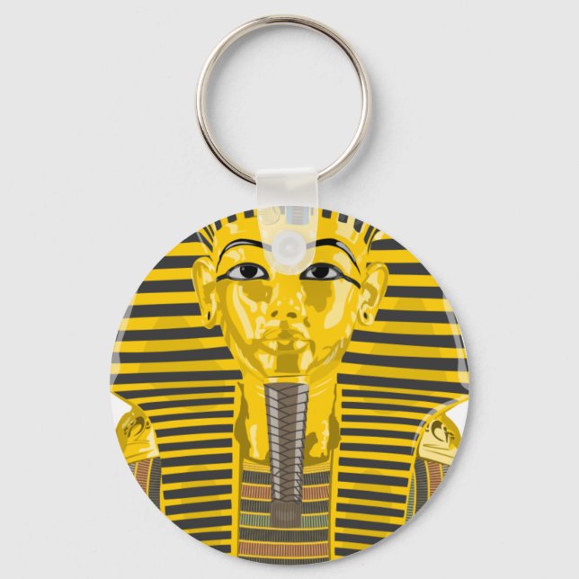 Egyptian King Pharaoh Key Ring (Front)