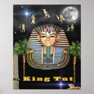 Egyptian King tut Poster