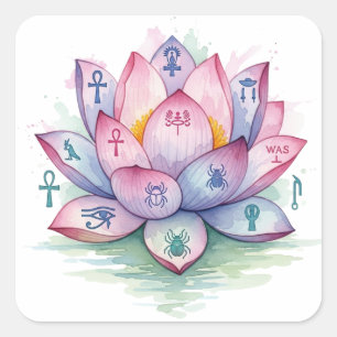 Egyptian Lotus Sacred Premium Sticker