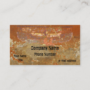 Egyptian Maat Hieroglyph Business Card