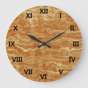 Egyptian Marble Large Clock