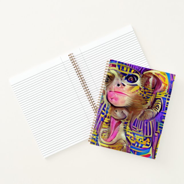 Egyptian Monkey Notebook (Inside)