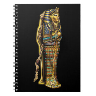 Egyptian Mummy in Sarcophagus, Horror, Halloween Notebook