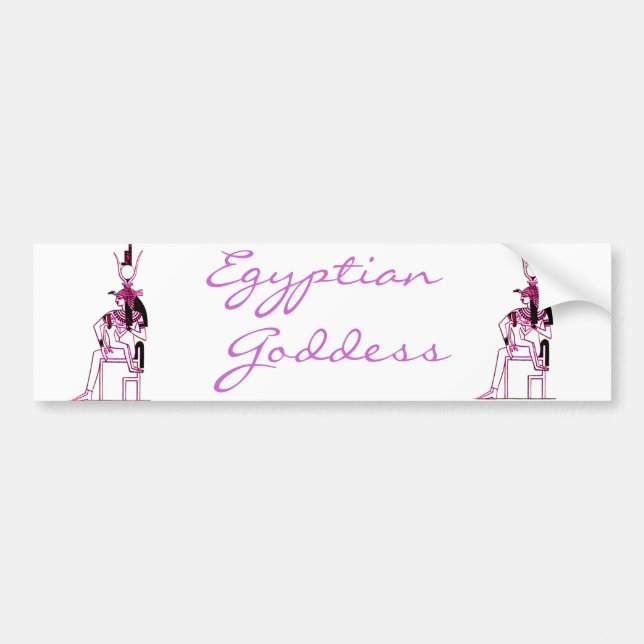 Egyptian Mythology *Isis* Bumper Sticker (Front)