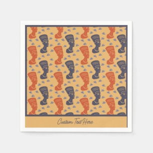 Egyptian Nefertiti Ancient Egypt Exotic  Napkin