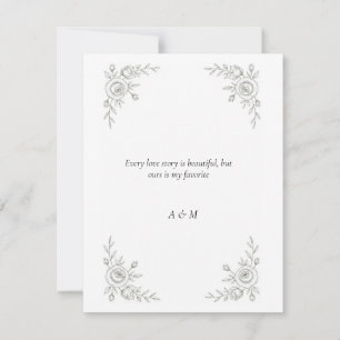 Egyptian Nile Moonlight Palm RSVP Card
