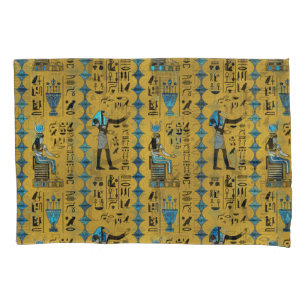 Egyptian  Ornament Symbols Pattern Pillowcase