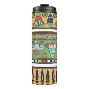 Egyptian Ornament Vintage Collection Thermal Tumbler