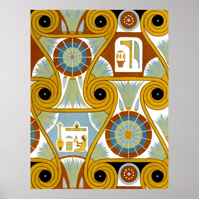 Egyptian Ornamnet #1 at Emporio Moffa Poster (Front)