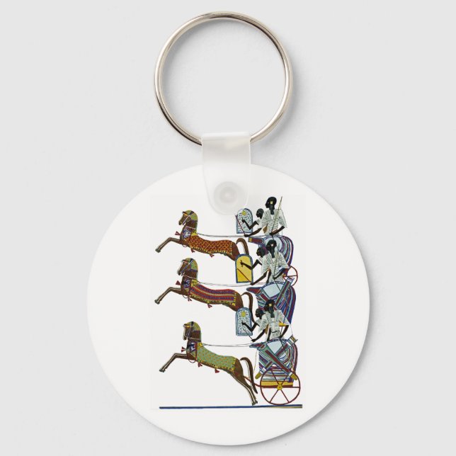 Egyptian Ornamnet #2 at Emporio Moffa Key Ring (Front)