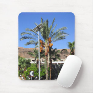 Egyptian palm trees mouse pad