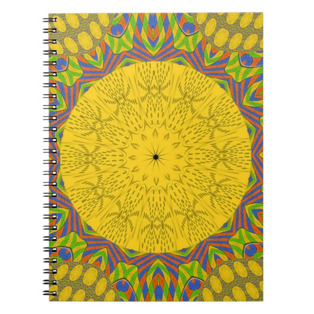 Egyptian Pattern Art Print Notebook (Front)