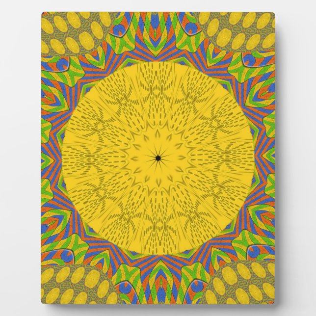 Egyptian Pattern Art Print Plaque (Front)