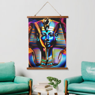 Egyptian Pharaoh Hanging Tapestry