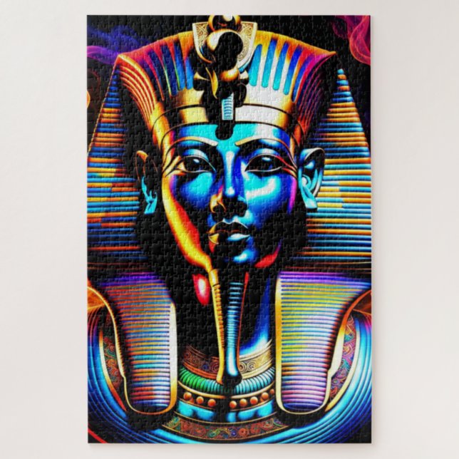 Egyptian Pharaoh Jigsaw Puzzle (Vertical)