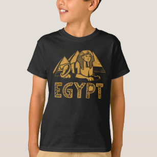 Egyptian Pharaoh Sphinx Pyramids Egypt T-Shirt