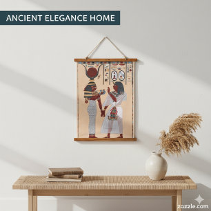 Egyptian Pharaohs Battle   Ancient Warriors Art Hanging Tapestry