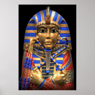 EGYPTIAN PHARAOH'S INNER SARCOPHAGUS POSTER