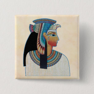 Egyptian Princess 15 Cm Square Badge