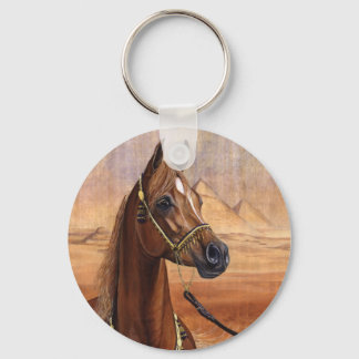 Egyptian Princess Arabian horse keychain