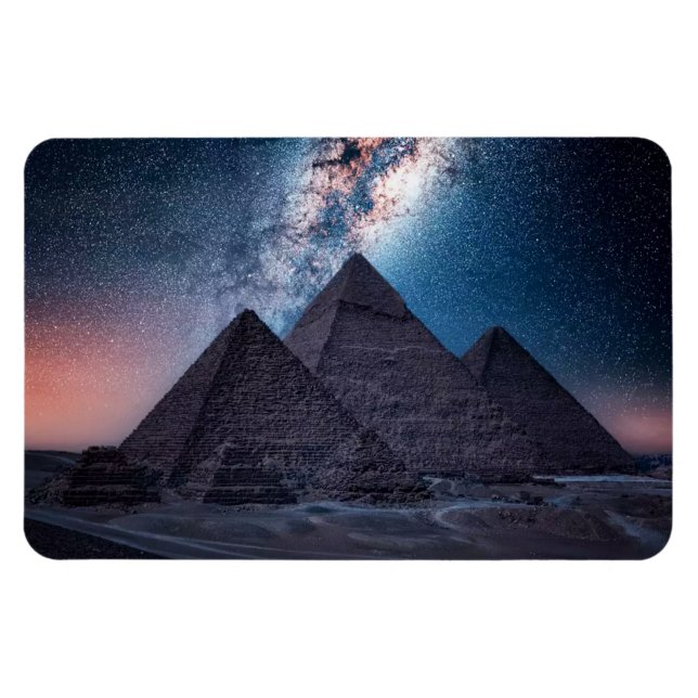 Egyptian Pyramid Flexible Photo Magnet (Horizontal)
