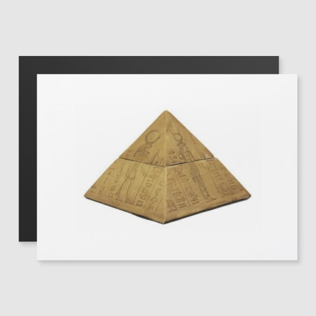 Egyptian Pyramid Magnetic Card (Front/Back)