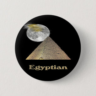 Egyptian pyramid t-shirts and more 6 cm round badge