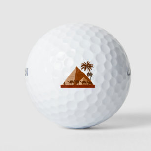 Egyptian pyramids Come & Visit Egypt Gift Golf Balls