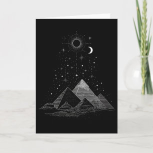 Egyptian Pyramids Egypt Vacation Travel Pyramids  Card
