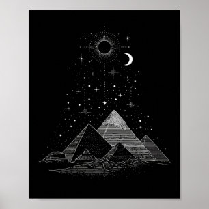 Egyptian Pyramids Egypt Vacation Travel Pyramids Poster