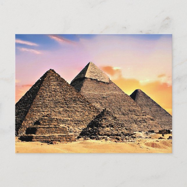 Egyptian Pyramids Postcard (Front)