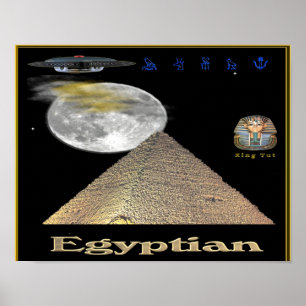 Egyptian pyramids poster