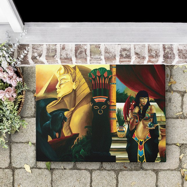 Egyptian Queen Cat Dragon Doormat (Creator Uploaded)
