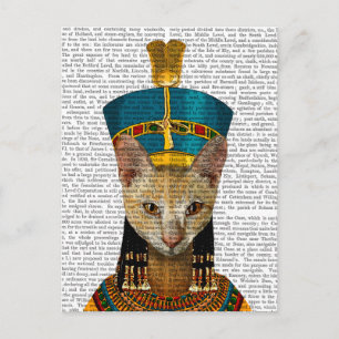 Egyptian Queen Cat Postcard