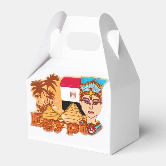 Egyptian queen cleopatra Favor Box (Front Side)