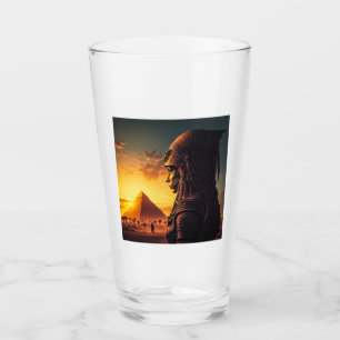 Egyptian Queen Glass Tumbler 
