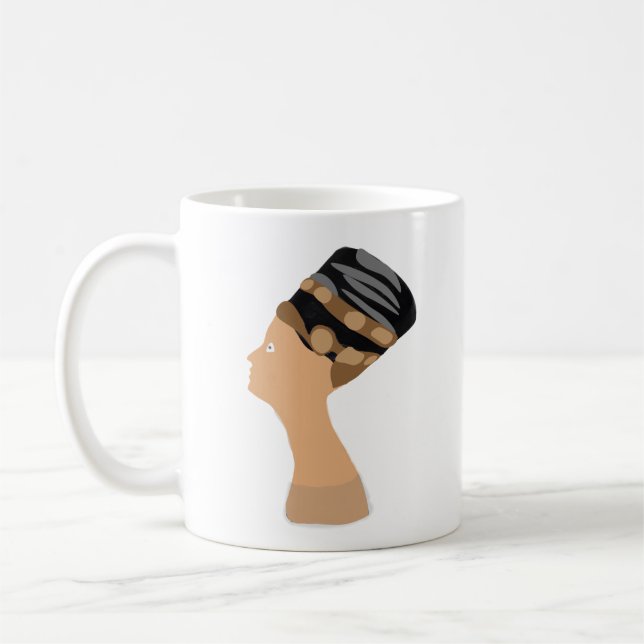 Egyptian queen Nefertiti Coffee Mug (Left)