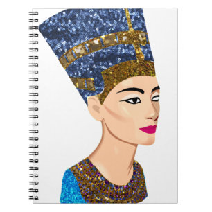 egyptian queen nefertiti notebook