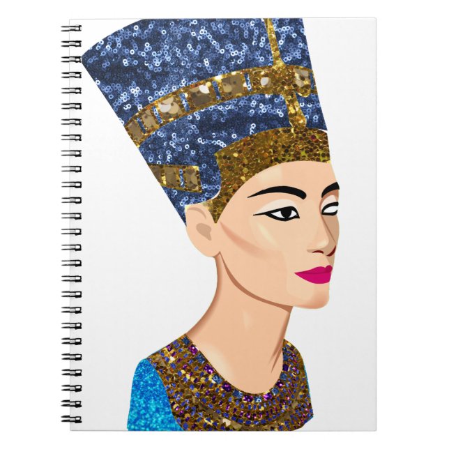 egyptian queen nefertiti notebook (Front)