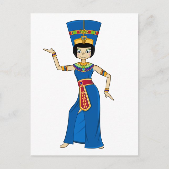 Egyptian Queen Nefertiti Postcard (Front)