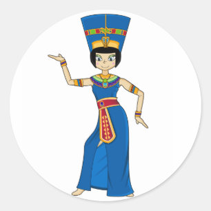 Egyptian Queen Nefertiti Sticker