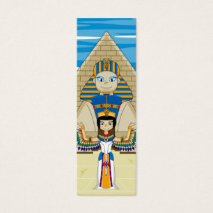 Egyptian Queens Nefertiti & Cleopatra Bookmark