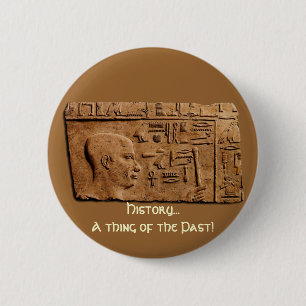 EGYPTIAN Relief Art Gift Items 6 Cm Round Badge