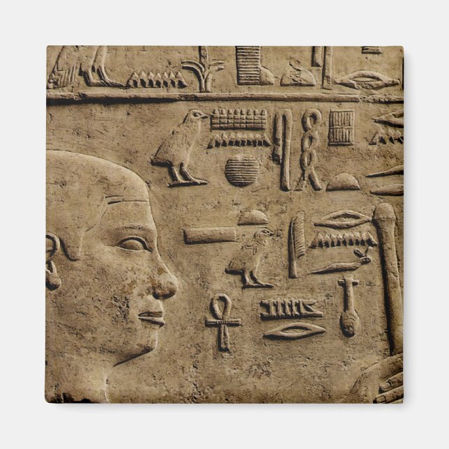 EGYPTIAN Relief Art Gift Items Magnet (Front)