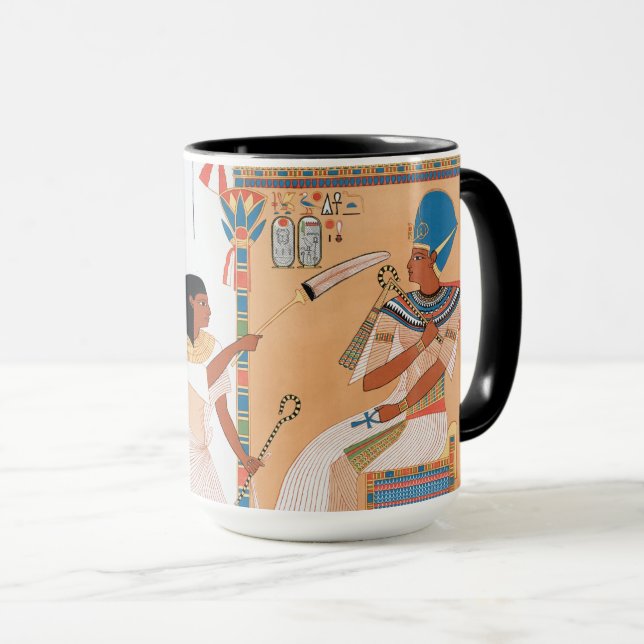 Egyptian Royal Design Mug (Front Right)
